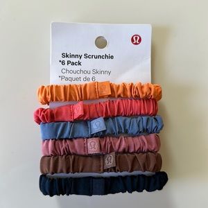 Lululemon Skinny Hair Scrunchies 6pk